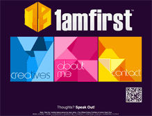 Tablet Screenshot of 1amfirst.com